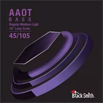 BlackSmith EAAEB-45105-4 cordas para baixo 45-105, 4 cordas, escala de 34 polegadas