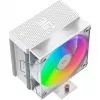 OCYPUS Gamma A40 ARGB Dissipador de CPU digital low-profile - Branco, 100 mm