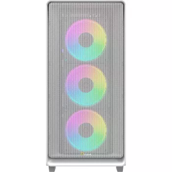 Ocypus Gamma C60 ARGB Caixa Mid-Tower branca com vidro temperado