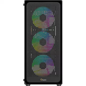 Ocypus Gamma C50 ARGB Preto Caixa com vidro temperado Mid-Tower