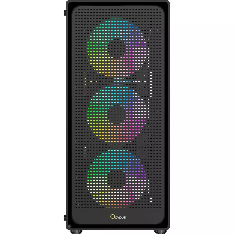 Ocypus Gamma C50 ARGB Preto Caixa com vidro temperado Mid-Tower