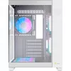 Ocypus Iota C70 ARGB Caixa Mid-Tower branca com vidro panorâmico
