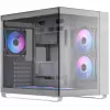 Ocypus Iota C70 ARGB Caixa Mid-Tower branca com vidro panorâmico