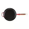 LE CREUSET Frigideira em ferro fundido com cabo de madeira 28 cm Vermelho