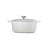 LE CREUSET Caçarola redonda em ferro fundido esmaltado 34cm 12L Creme