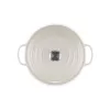 LE CREUSET Caçarola redonda em ferro fundido esmaltado 34cm 12L Creme