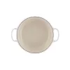 LE CREUSET Caçarola redonda em ferro fundido esmaltado 34cm 12L Creme