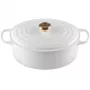 Le Creuset Caçarola oval em ferro fundido 31cm / 6,3L Branco