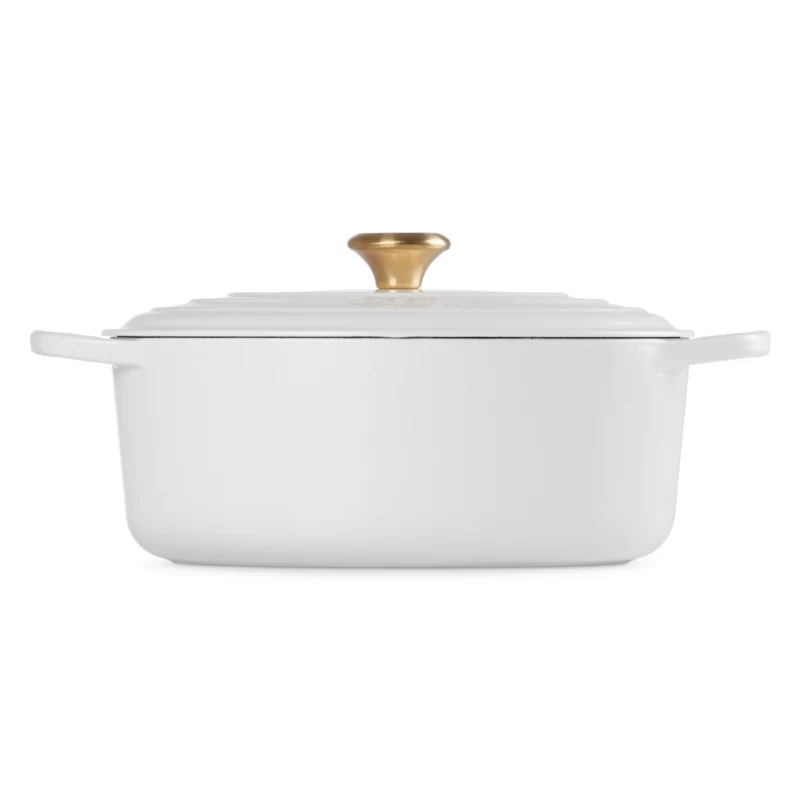 Le Creuset Caçarola oval em ferro fundido 31cm / 6,3L Branco
