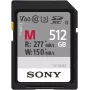 Cartão de memória Sony M-Series SDXC 512GB UHS-II, C10, U3, V60 (SFM512.SYM)
