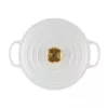 LE CREUSET Panela de ferro fundido redonda 24cm 4,2L branco