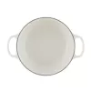 LE CREUSET Panela de ferro fundido redonda 24cm 4,2L branco