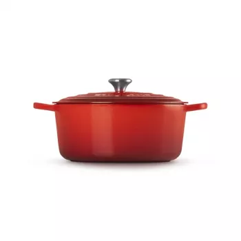 Le Creuset Assadeira redonda de ferro fundido 34cm 12L vermelho