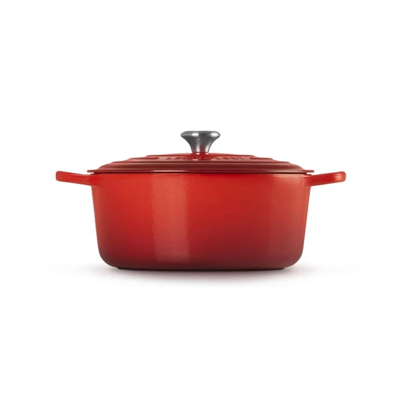 Le Creuset Assadeira redonda de ferro fundido 34cm 12L vermelho