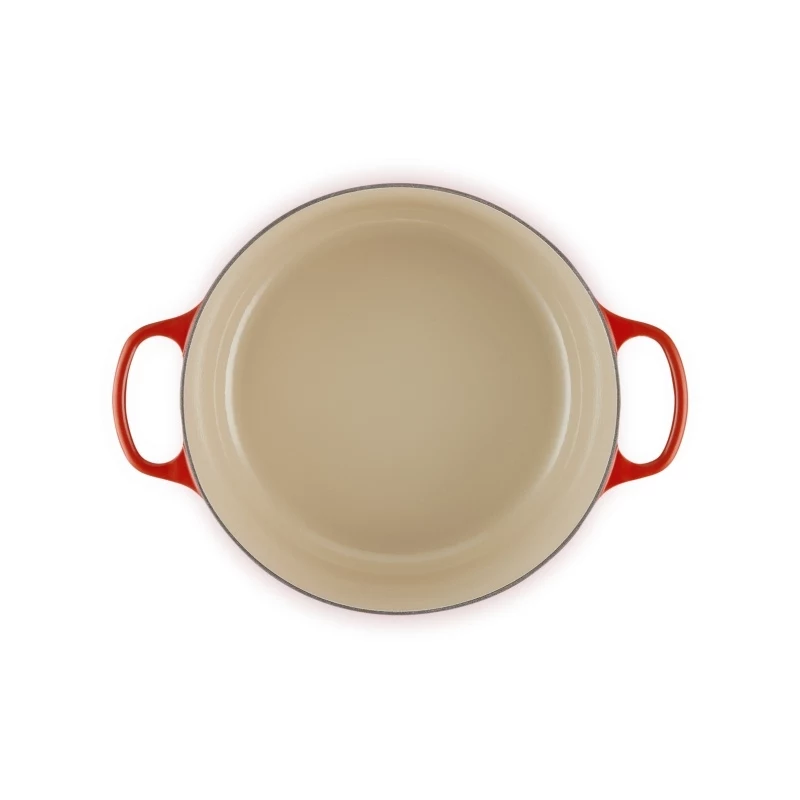Le Creuset Assadeira redonda de ferro fundido 34cm 12L vermelho