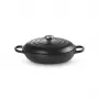 LE CREUSET Frigideira de ferro fundido 30cm 3,5L preto mate