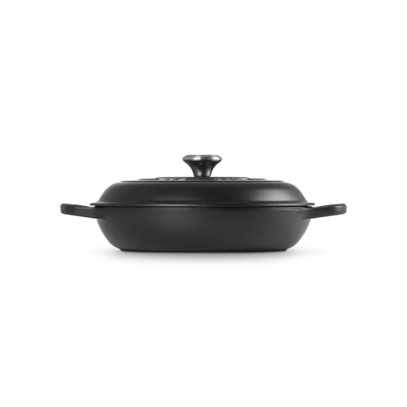 LE CREUSET Frigideira de ferro fundido 30cm 3,5L preto mate