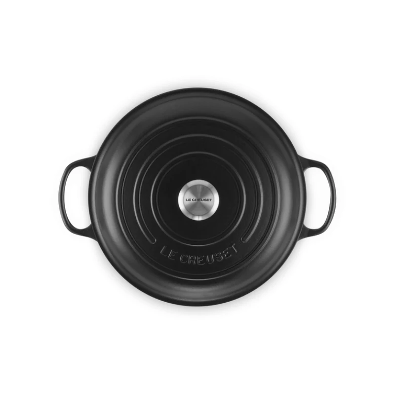 LE CREUSET Frigideira de ferro fundido 30cm 3,5L preto mate