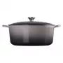 LE CREUSET Assadeira redonda de ferro fundido 34cm 12L cinzento