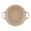 LE CREUSET Assadeira redonda de ferro fundido 34cm 12L cinzento
