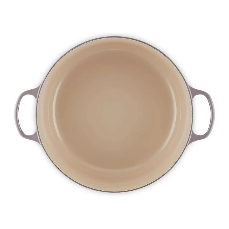 LE CREUSET Assadeira redonda de ferro fundido 34cm 12L cinzento