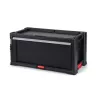 KETER DIY Caixa de ferramentas com 1 gaveta, 56,2x28,9x26,2 cm, aço, preto com detalhes vermelhos