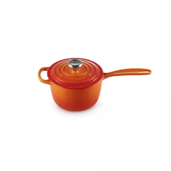 Le Creuset Caçarola de ferro fundido 16cm 1,5L laranja