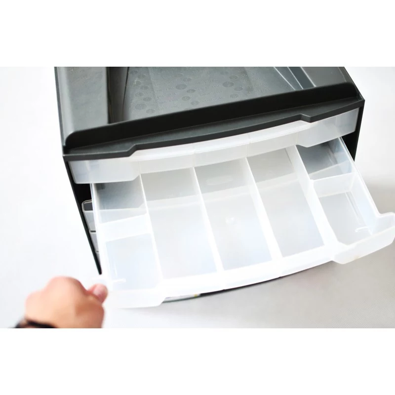 CURVER caixa de ferramentas e peças pequenas DIY com 6 gavetas 29x17x27 cm