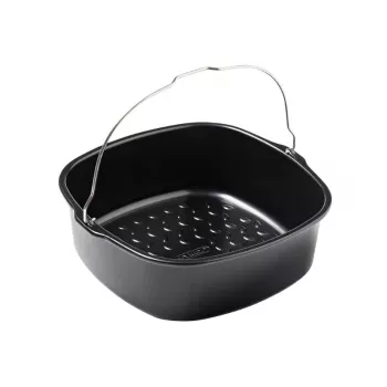 PYREX tabuleiro metálico para fritadeira de ar quente 22x21x7,5 cm
