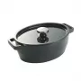 Pyrex assadeira de ferro fundido oval 5,8L cinzento 33x25cm