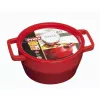 Pyrex assadeira de ferro fundido redonda 2,2L Ø20cm vermelho