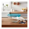 PYREX tigela de vidro com tampa 2,3L Ø21cm