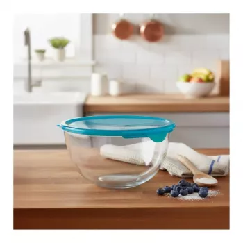 PYREX tigela de vidro com tampa 2,3L Ø21cm