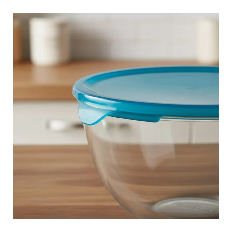 PYREX tigela de vidro com tampa 2,3L Ø21cm