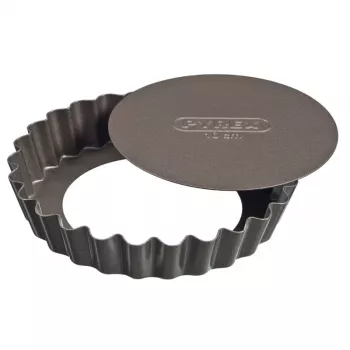 PYREX conjunto de formas de forno 4 unid. com fundo amovível Ø10 cm