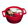 Pyrex panela de ferro fundido 3,6L redonda Ø24cm vermelho