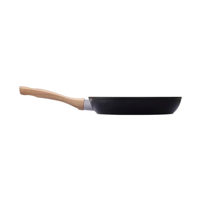 Frigideira PYREX Panna Cook&Care Ø28 cm, alumínio, Titanium 2X antiaderente, Thermo-Signal, indução, preta