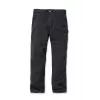Calças de trabalho Carhartt Washed Twill Dungaree pretas Relaxed Fit