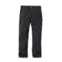 Calças de trabalho Carhartt Washed Twill Dungaree pretas Relaxed Fit