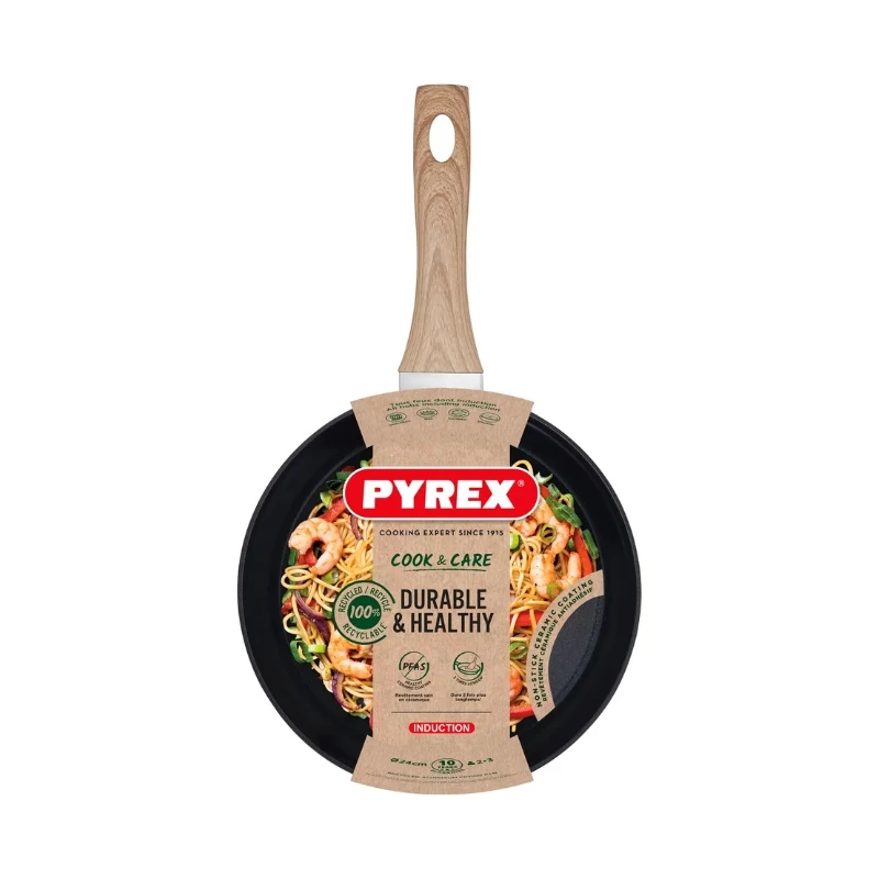 PYREX Cook&Care Frigideira, 24 cm