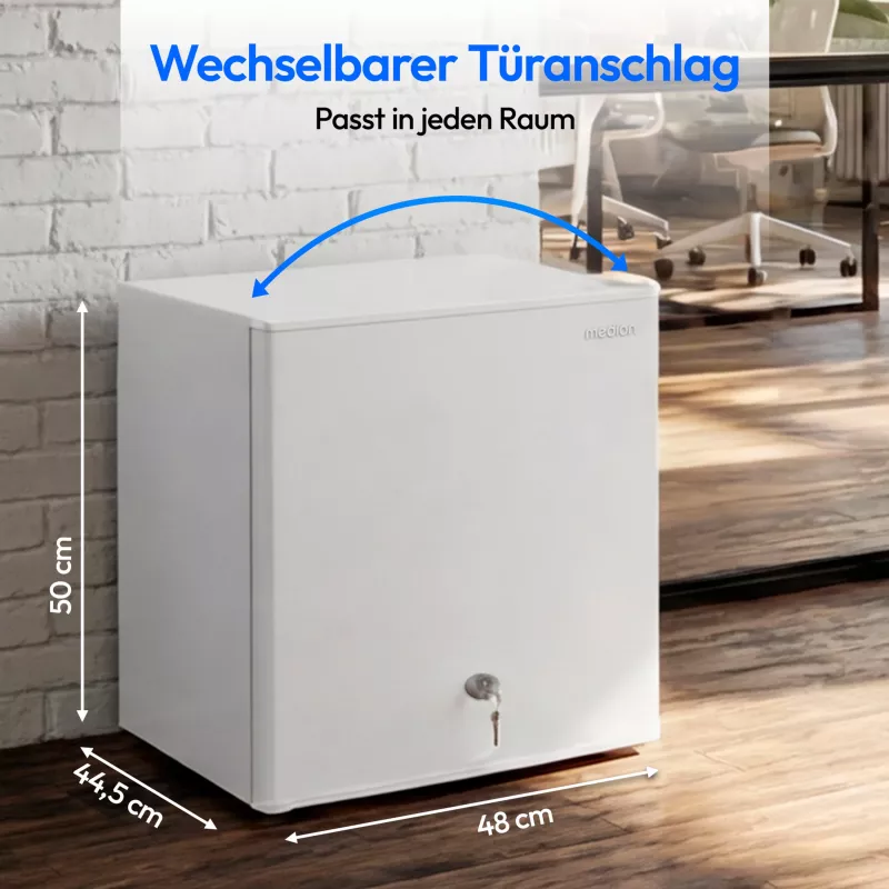 Combinado frigorífico-congelador Medion MD370001 LIFE 50 cm de altura classe de eficiência energética E branco