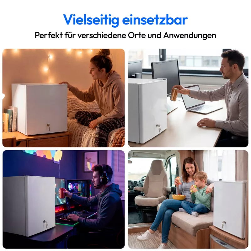 Combinado frigorífico-congelador Medion MD370001 LIFE 50 cm de altura classe de eficiência energética E branco