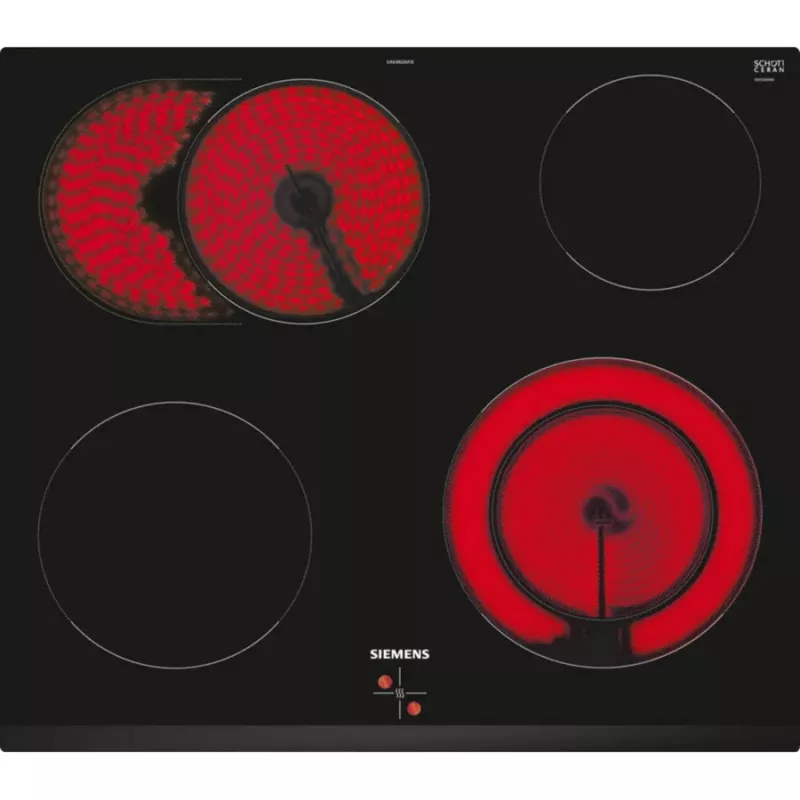 Conjunto de forno de encastrar Siemens EQ212KAAB com placa vitrocerâmica