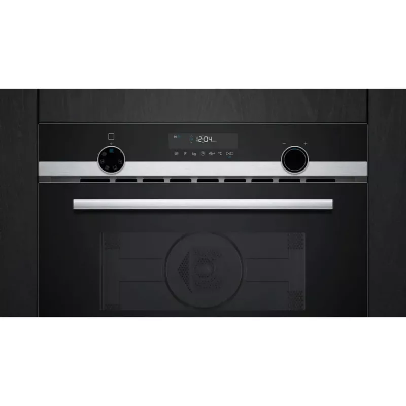 Micro-ondas de encastrar Siemens CM585AGS1 iQ500 preto/aço inoxidável