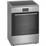 Fogão elétrico independente Bosch HKR39C250 Serie 4 com placa vitrocerâmica, aço inoxidável