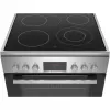 Fogão elétrico independente Bosch HKR39C250 Serie 4 com placa vitrocerâmica, aço inoxidável