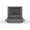 Fogão elétrico independente Bosch HKR39C250 Serie 4 com placa vitrocerâmica, aço inoxidável
