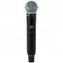 Emissor de mão Shure SLXD2+/B58=-G65 com microfone Beta 58A (470-606 MHz)