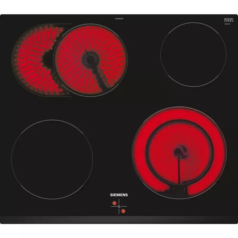 Conjunto de forno de encastrar e placa Siemens EQ110KAVB, 71 L, placa vitrocerâmica, aço inoxidável