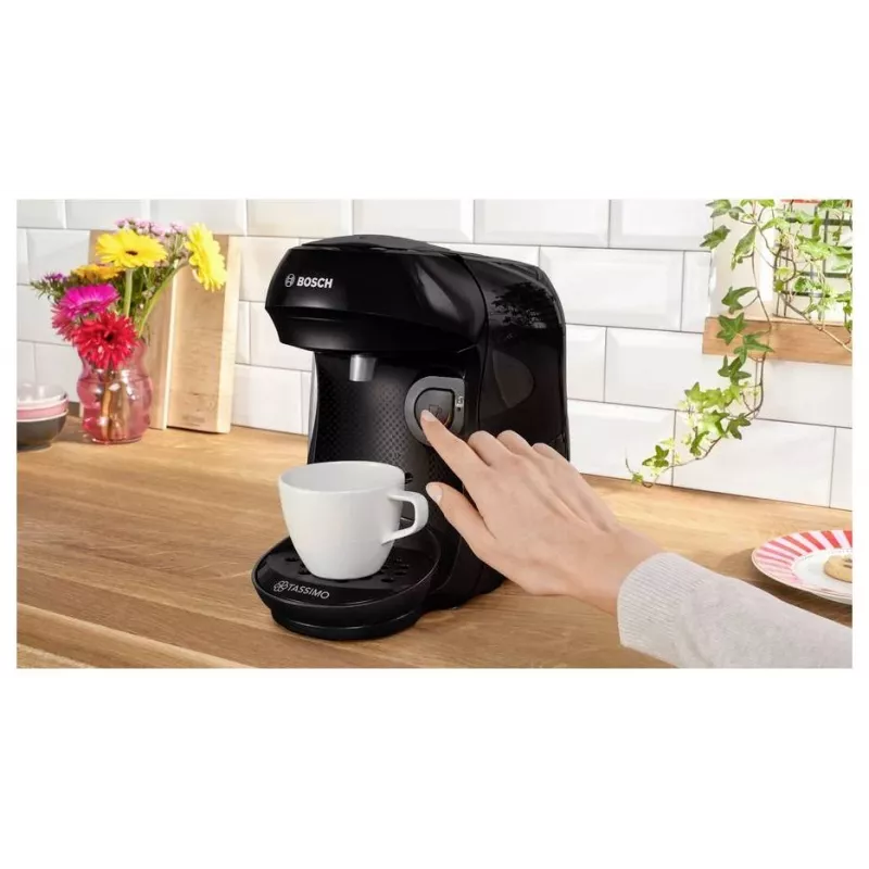 Máquina de café de cápsulas Bosch TAS102E TASSIMO Happy Multi-Getränke - Friendly Black